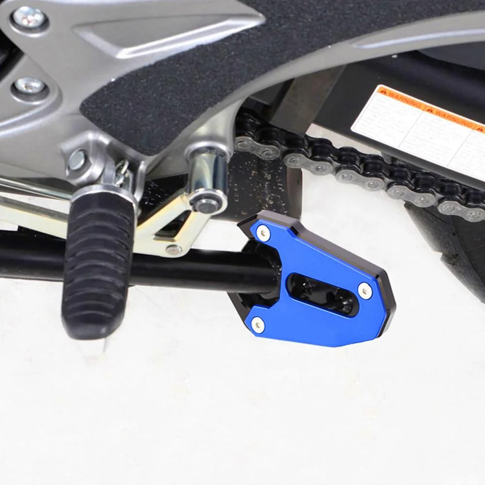 For Suzuki SV650 SV650X Gladius SFV 650 SFV650 SV 650/650X CNC Kickstand Foot Side Stand Extension Pad Support Plate Enlarge - Image 2
