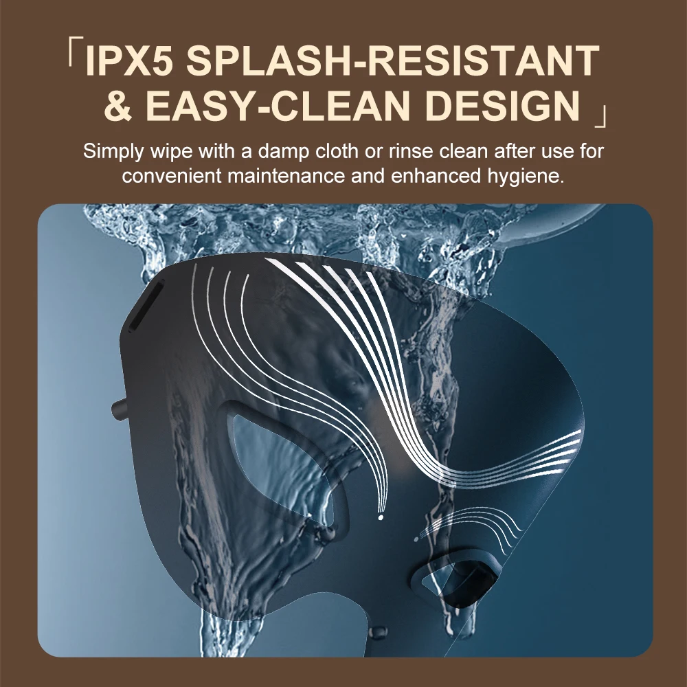 Smart Library Nieuwe producten 7-kleuren siliconen roodlicht oogmasker Massager Beauty Led-oogmasker voor het verwijderen van ogen, tassen en Da