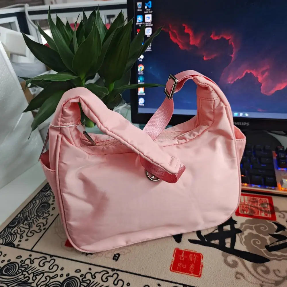 

Новая сумка через плечо 2026 года, модная и универсальная сумка-клатч, однотонная сумка-хобо, высококачественная сумка кросс-боди