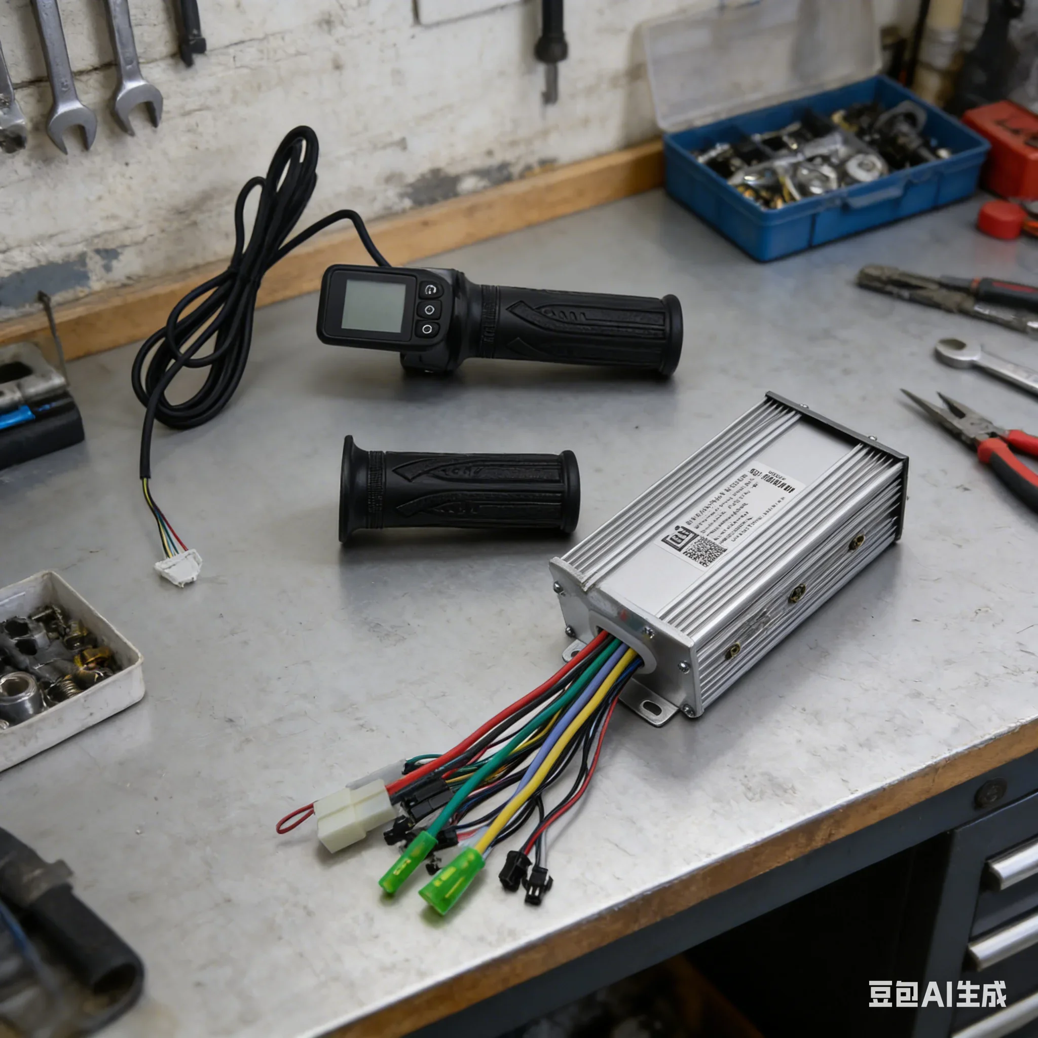 

Electric Scooter Speed Controller Kit With LCD Display 36V/48V 400W1000W Brushless Motor Controller For E-scooter E-bike Parts
