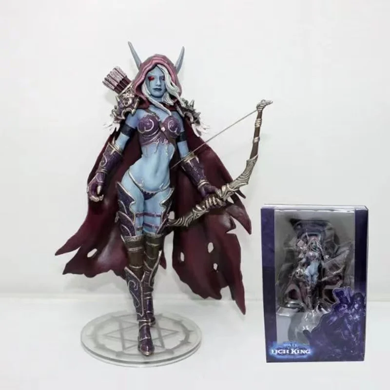Figuras de acción de WOW de 14cm, Sylvanas Windrunner Darkness Ranger Lady, figura de WOW de PVC para colección, modelo Annie Brinquedos