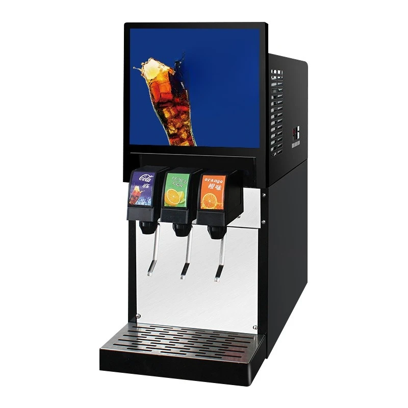 

Commercial small three-valve Coke machine, self-service carbonated beverage cold drink shop, milk tea shop