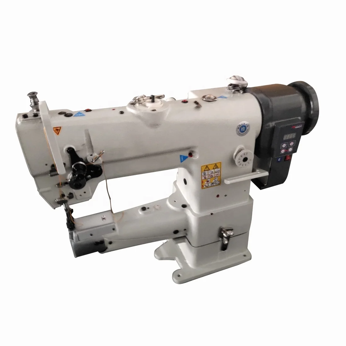 QK-341D New Direct Drive Automatic Cylinder Bed Walking Foot Lockstitch Sewing Machine 750W Motor 70mm Diameter Home Use