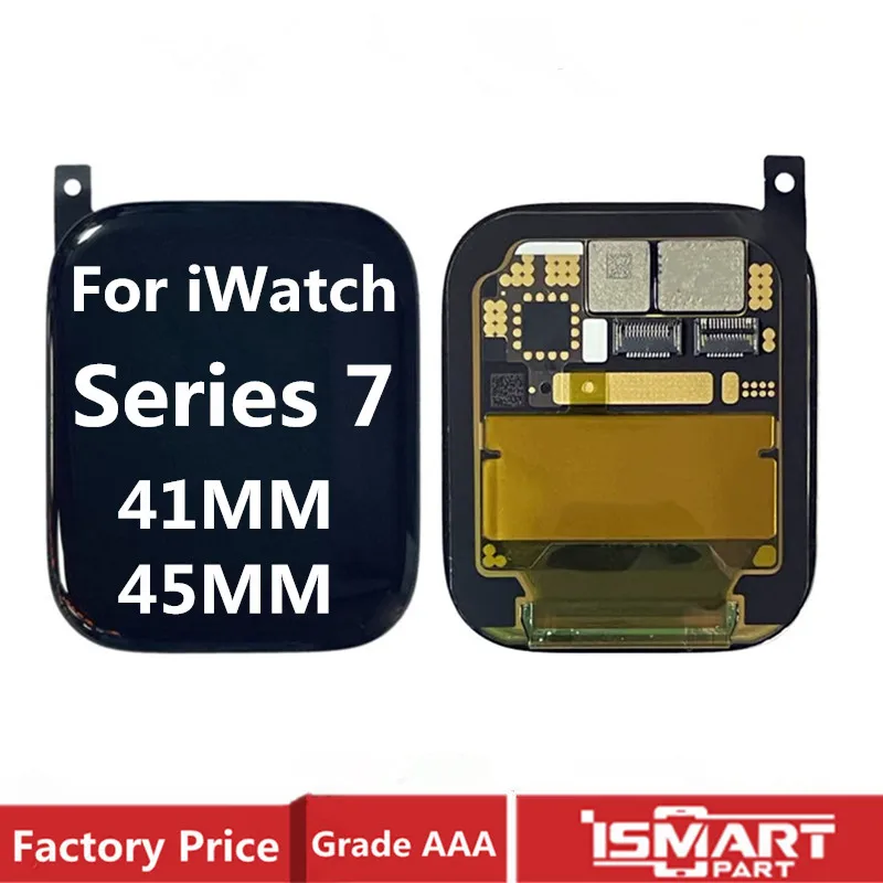 For Apple iWatch 7th 41mm 45mm LCD Display with Touch Screen Digitizer Series 7th Gen Assembly Replacement Parts