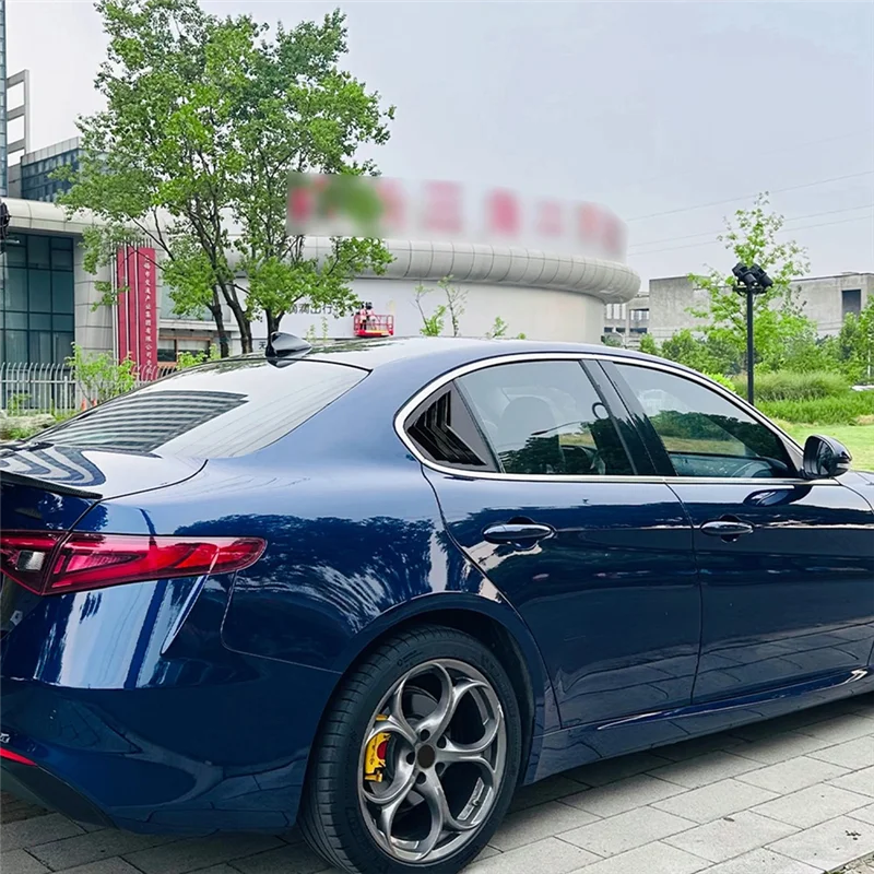 

Rear Window Shutter Cover Trim For Alfa Romeo Giulia 2015-2024 Window Louver Side Vent Trim Accessories