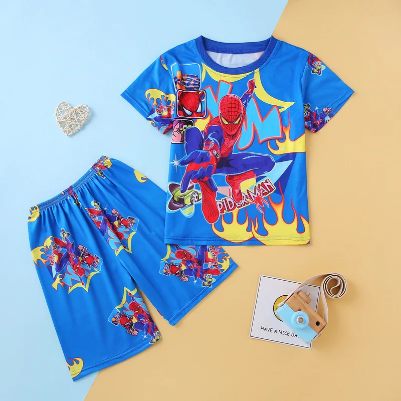 2022 Casual Baby Kids Sport Clothing Spider-Man Clothes Sets for Boys Costumes Infantil Clothes