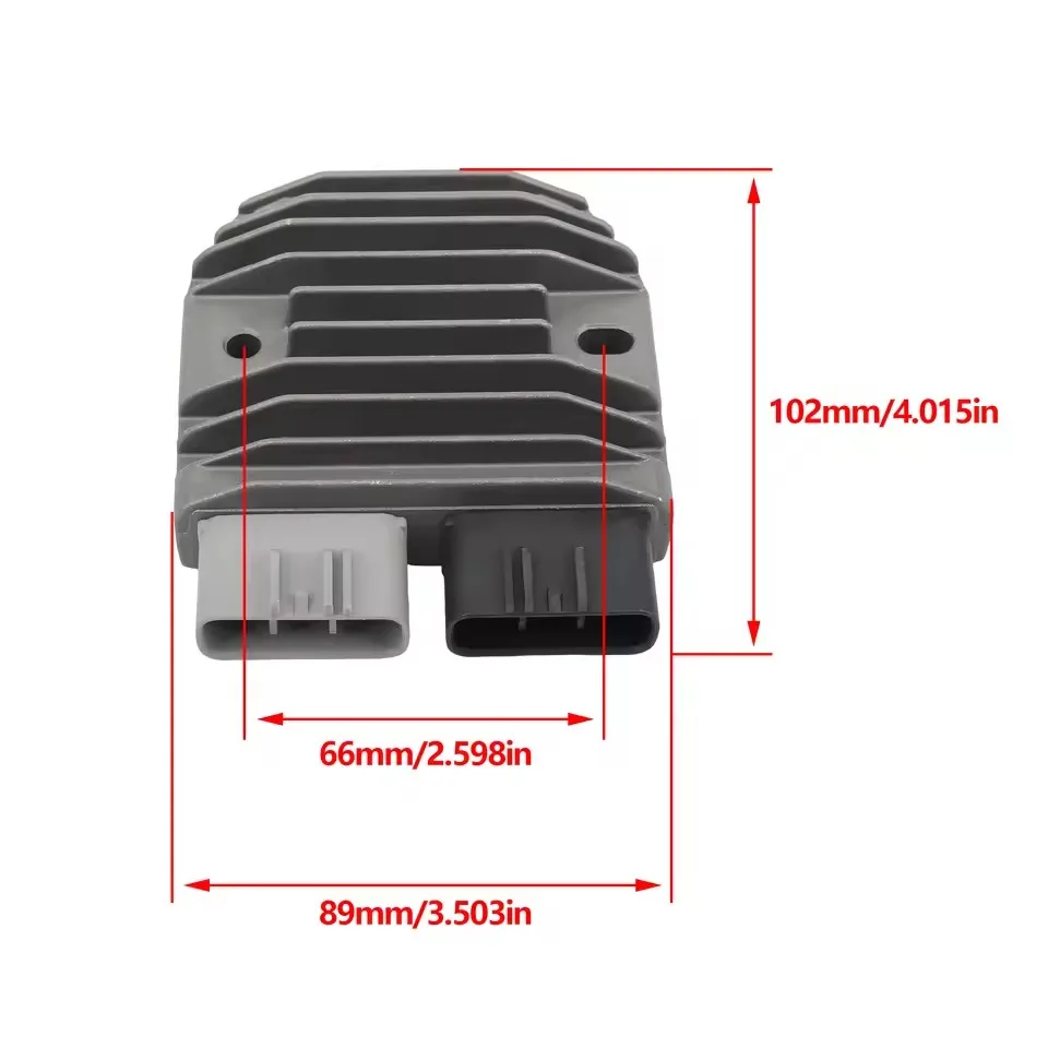 ل Can Am Spy r GS Roadster 990 2008-2009 Spy r RS Roadster 990 2010-2012 منظم جهد الدراجة النارية المعدل #3