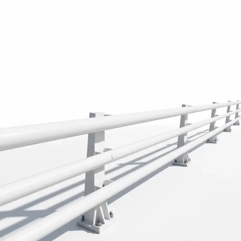 Hot Sale Customizable Modern Municipal Stainless Steel Guardrail Sidewalk Safety Railing for Park & Outdoor Use