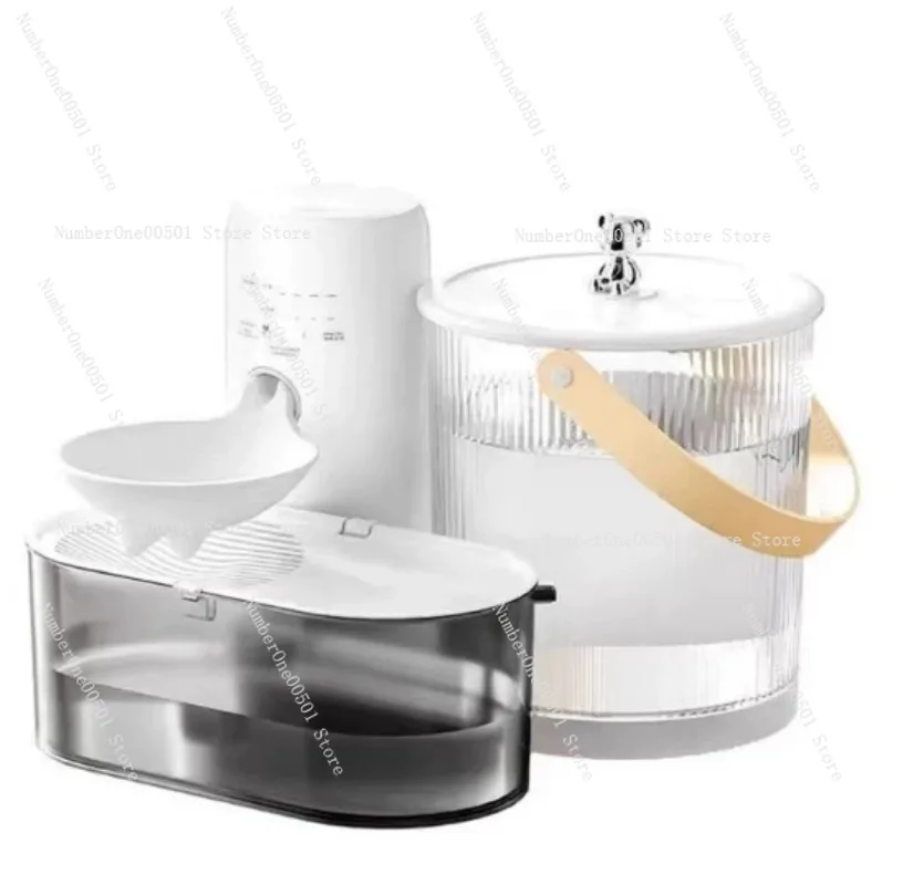 

Cat Tipping Flowing Water Drinkers for Cats and Dogs Electric Automatic Pet Water Feeder