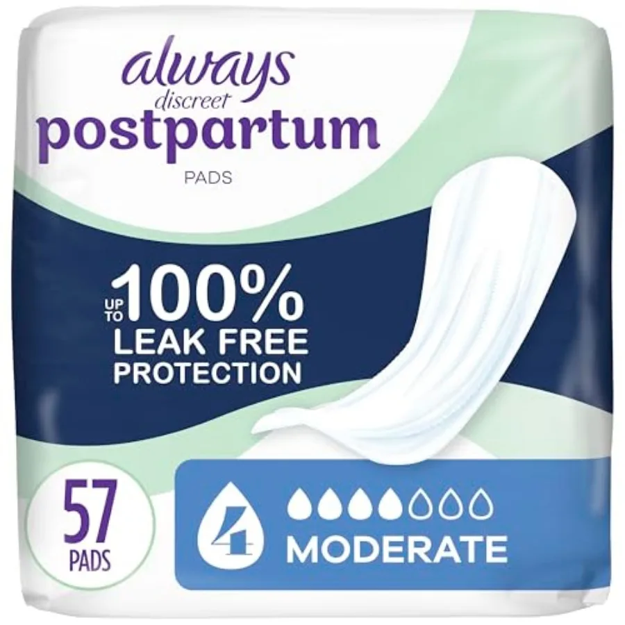 

Always Discreet tpartum Incontinence Pa, Moderate orncy, 57 Count