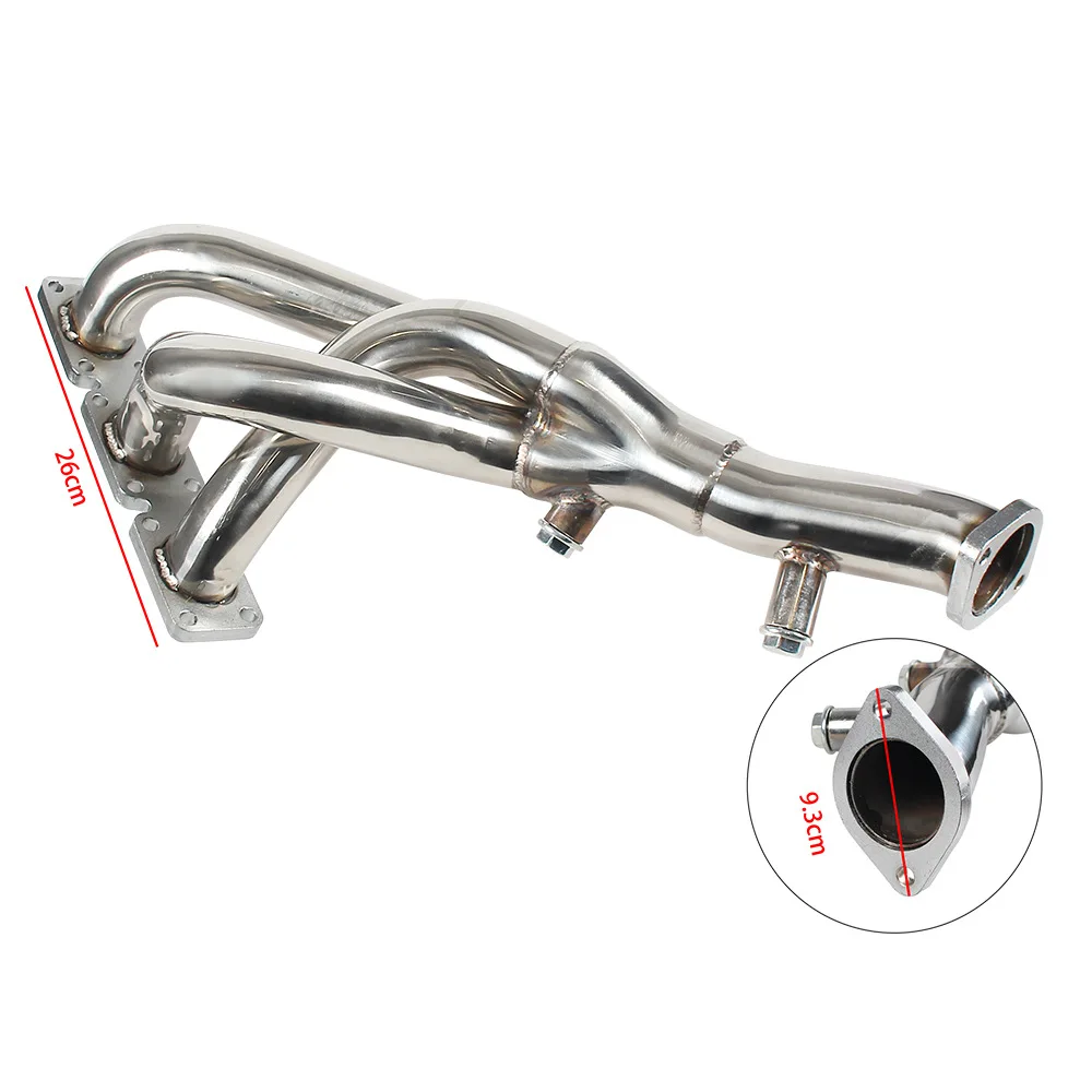 Stainless Steel Headers Shorty For BMW E46 E39 Z4 2.5L 2.8L 3.0L L6 2001-2006