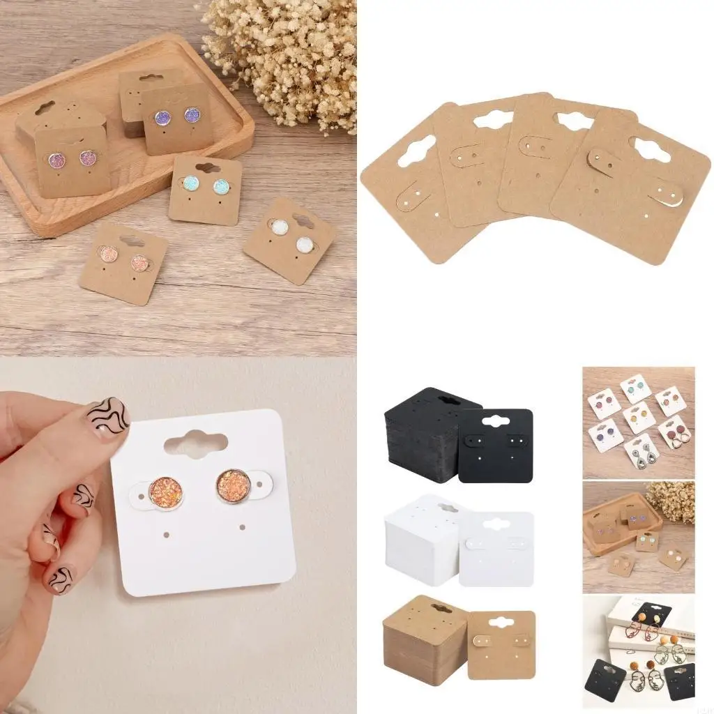 100Pack Adult Kid Jewelry Packaging Cards Earring Cards Display Holder