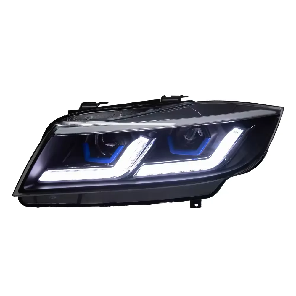 Full Led Lights For BMW E90 330I 320I 318i Led Angel Eyes Headlight 2005-2008 2009-2012