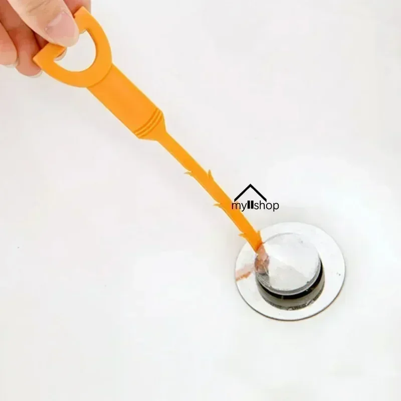 Sewer Cleaning Hook Dredging Spiral Brush Bathroom Sewer Hair Catcher Clog Plug Hole Remover Tool Sink Drain Cleaning Tools