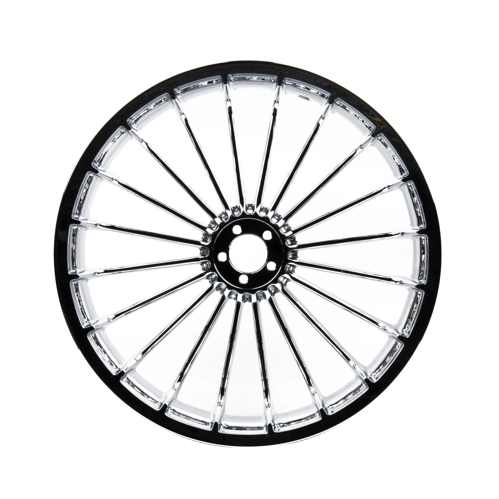 Motorcycle PartsHOPROUSA New Replacement Chromed A356 Cast Wheel Multi-spoke 1-Year Warranty Shanghai-Made For Motorcycle6061-T6
