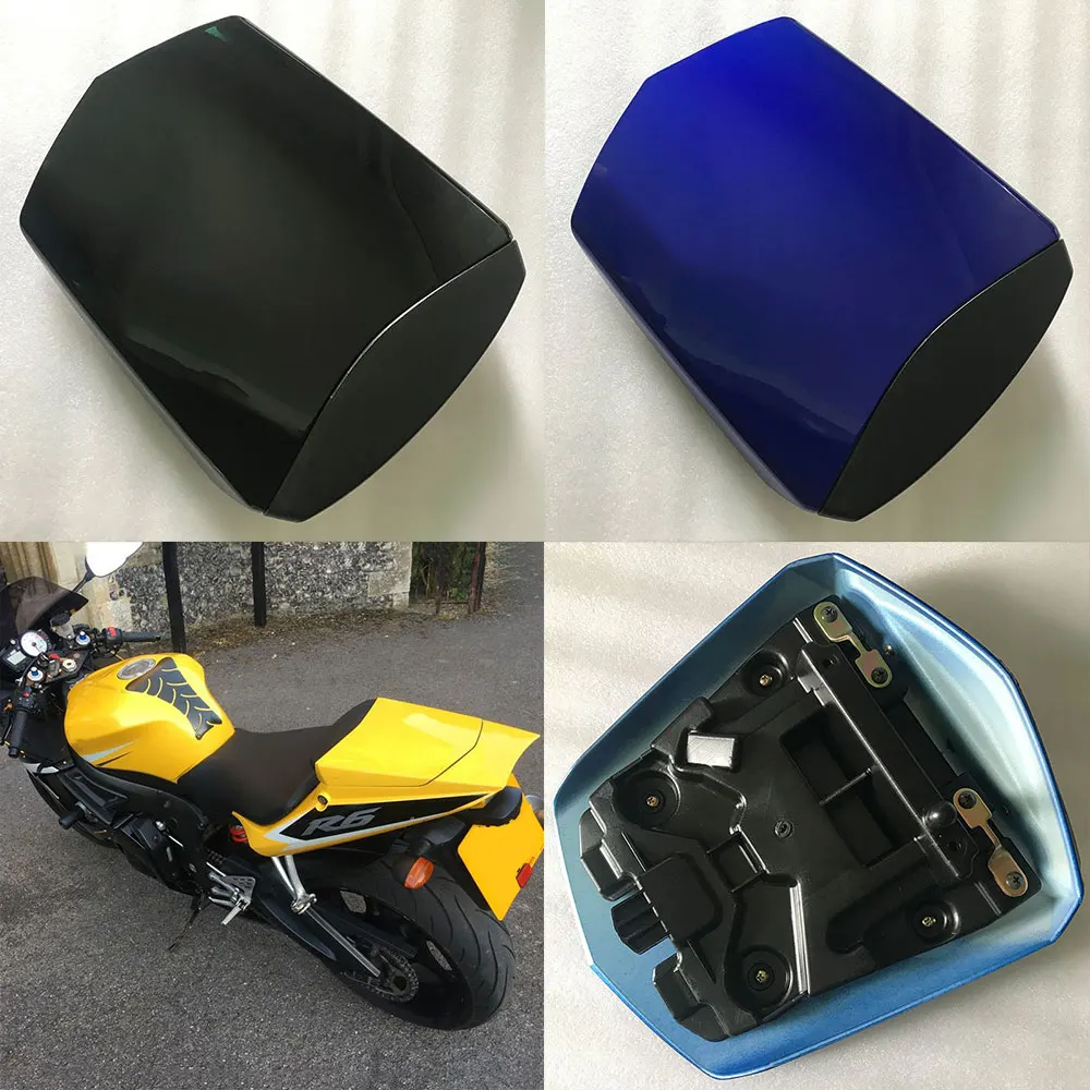 For Yamaha YZF-R6 YZF R6 2003 2004 2005 /YZF-R6S R6S 2006 2007 2008 2009 Motorcycle Pillion Rear Passenger Seat Cowl Cover Blue