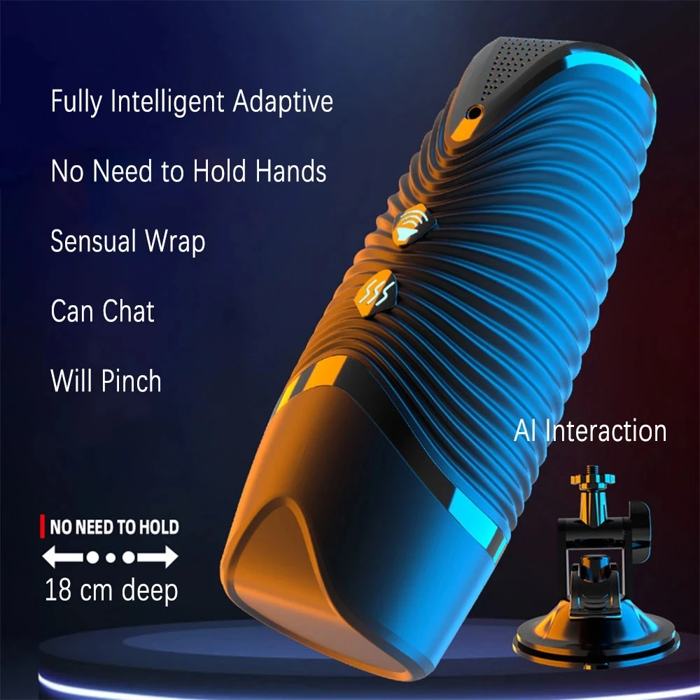 HESEKS Automatic Male Masturbation Cup Anal Vagina Masturbator Vibration Machine Adult Vibrator Goods for Men Rotate Sex Toys 18