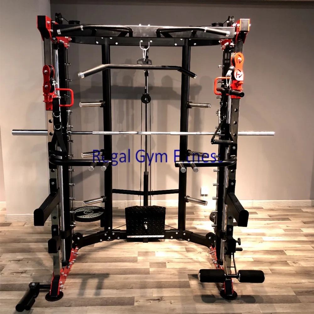 อุปกรณ์ออกกําลังกายฝึกซ้อมอเนกประสงค์ Smith Machine