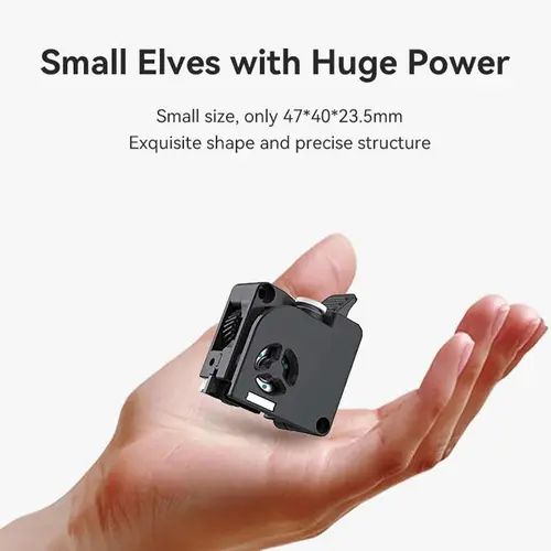 Imagen 2 del producto Creality K2 Plus Kit de extrusora Reemplazo de engranaje de extrusión K2P con accionamiento de doble engranaje para sensor de rotura de filamento de alimentación suave