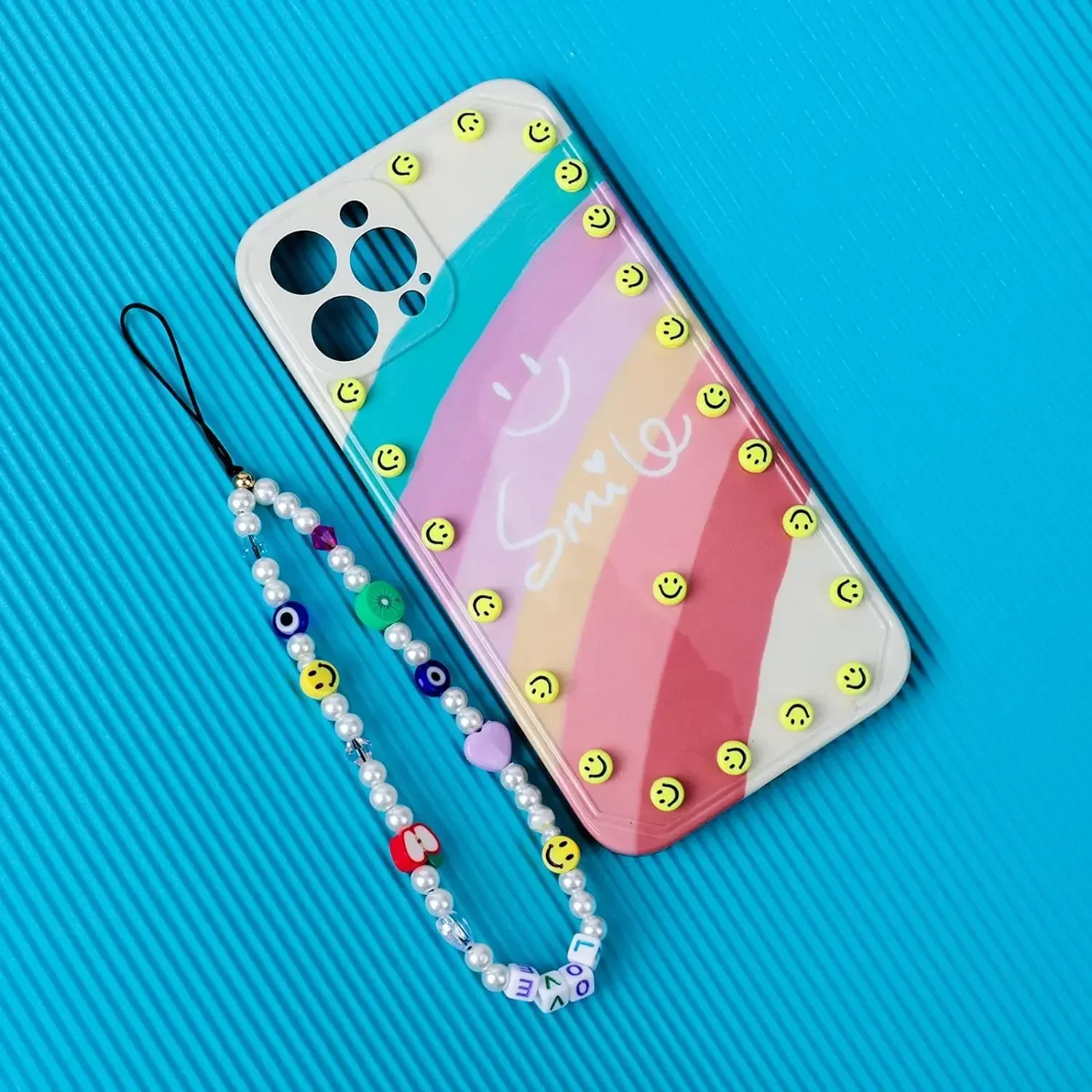 100-500PCS Acrylic Multicolor Smily Face Beads Round Flat Loose Spacer Bead for Jewelry Making DIY Bracelet Earrings Accessories image 5