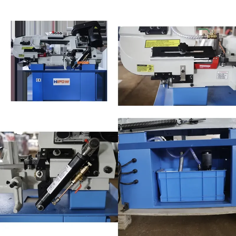 for HIPOW Mini Band Saw Machine 0.75KW Motor Metal Cutting 178mm Capacity 180kg Weight 1 Year Warranty