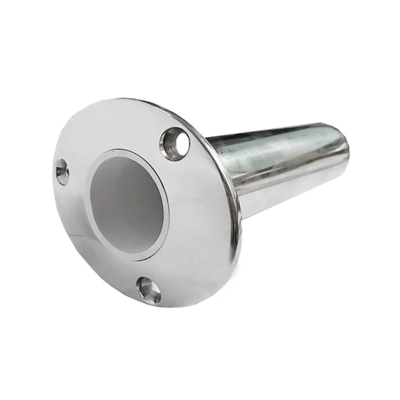 2-PC Stainless Steel Fishing Rod Holders - 15/30/90 Degree Flush Mount For Boats
