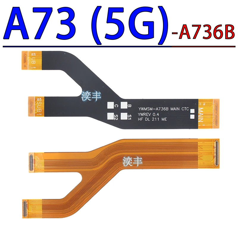 Cabo de conector para Samsung Galaxy, Placa Principal Flex, A34, A54, A33, A53, A73A15, A25, A35, A55, 4G, 5G