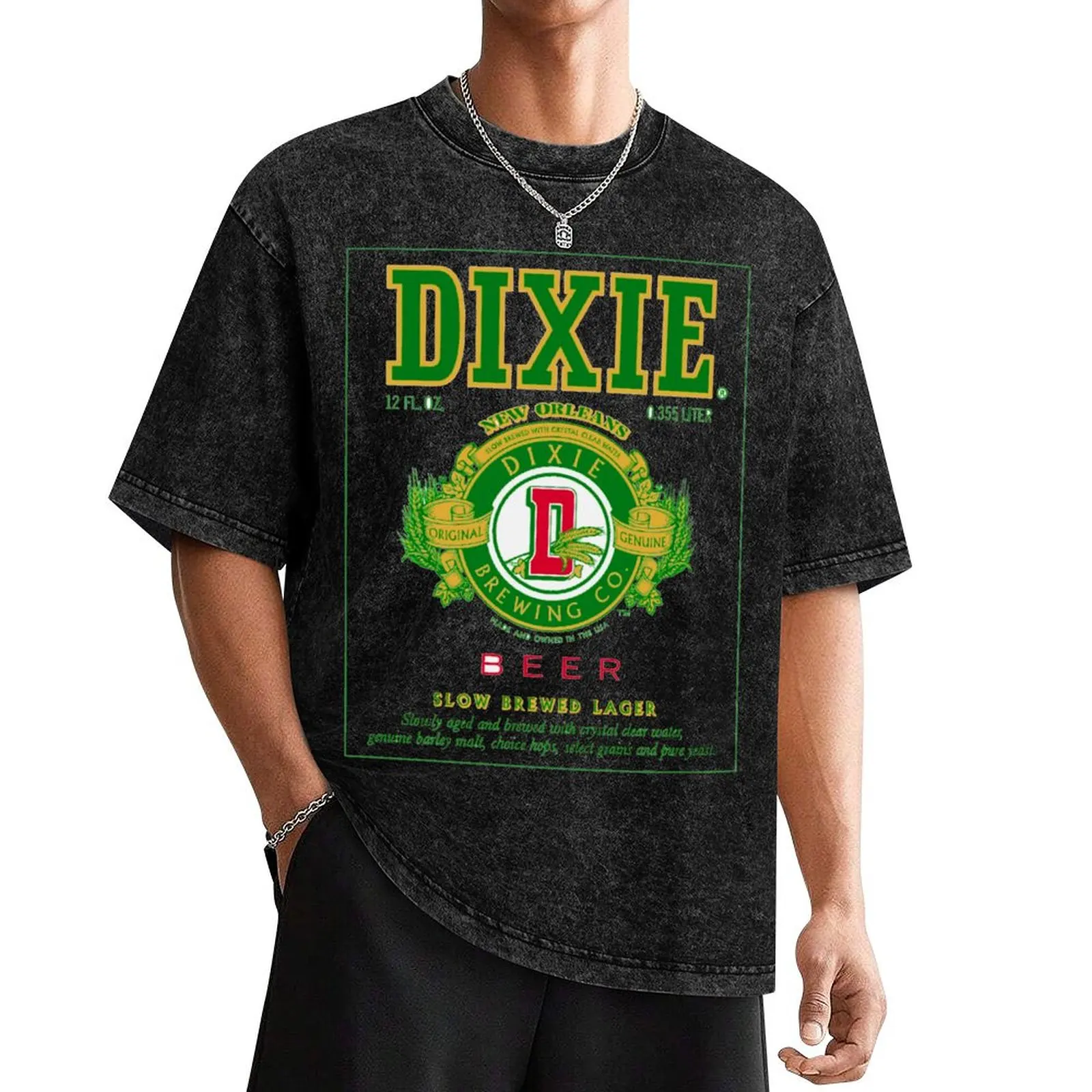 

DIXIE BEER LOGO T-Shirt anime stuff anime tshirt Short sleeve tee plain t shirts men