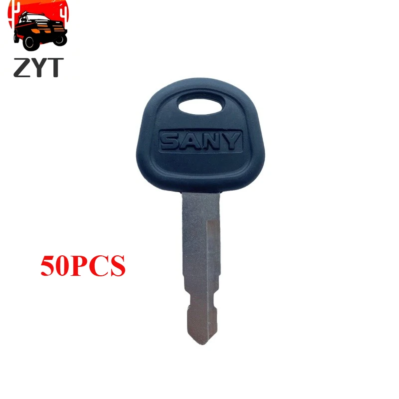 

50 шт. ключ запуска зажигания 60022654 для Sany SY55 60 75 60 85 135 215 245 экскаватор бульдозер погрузчик тяжелое оборудование