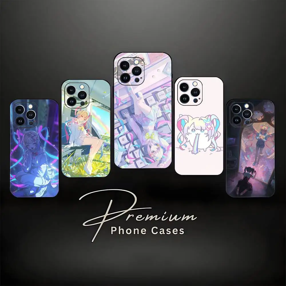 

Omg Kawaii Angel-chan Phone Case For iPhone 17,16,15,14,13,12,11 ,Pro Max,XS,X,XR,SE,Mini,8,7,Soft Silicone Black Cover
