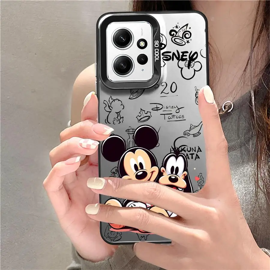 Funda bonita a prueba de golpes de Mickey Minnie para Xiaomi Redmi Note 11 10 13 Pro Plus 12 12S A1 12C 13C Poco X3 NFC funda de silicona para teléfono