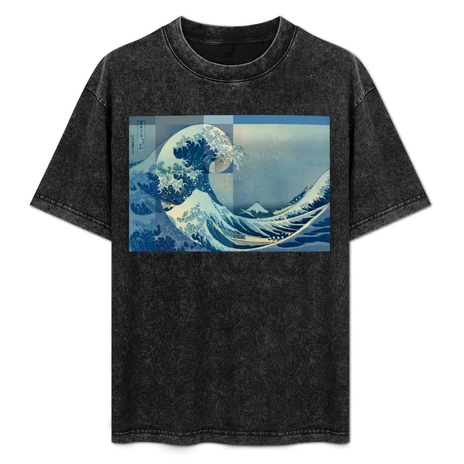 

Hokusai Meets Fibonacci, Golden Ratio T-Shirt gifts for boyfriend customs design your own street wear mens designer clothes