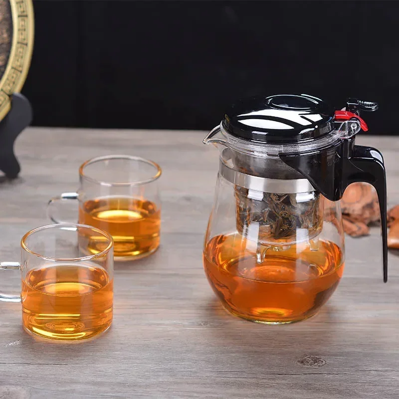 

500ml Heat Resistant Kitchen Supplies Tea for Teapots Home Garden Kitchen,Dining Bar Teaware Tea Glass Teapot Tea Kettle