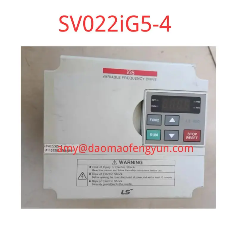 Second-hand  SV022iG5-4  Inverter  tested   ok    2.2kw/380v