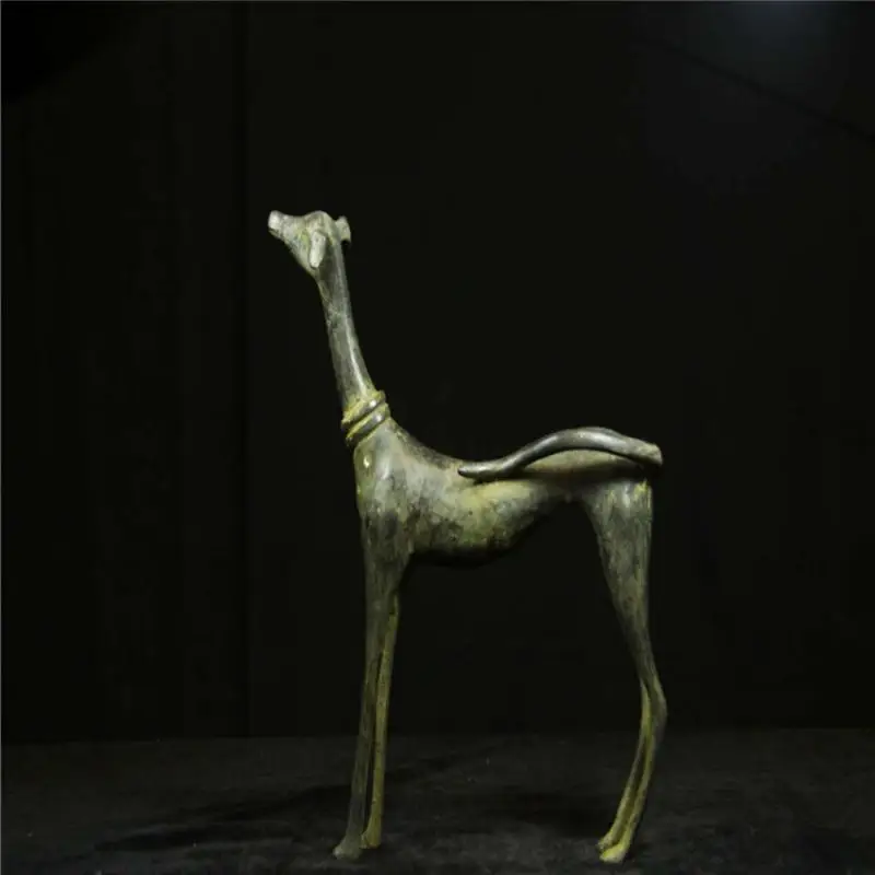 Craftsmanship Copper Dog Ornament Zodiac Dog Decoration Dog Statue Creative Animal Statue