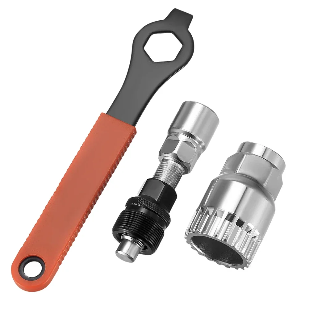 Crank Pull Rod Crank Remover Tool Home Bike Repair Comfortable Grip Easy To Use High-quality Carbon Steel Long-term Use