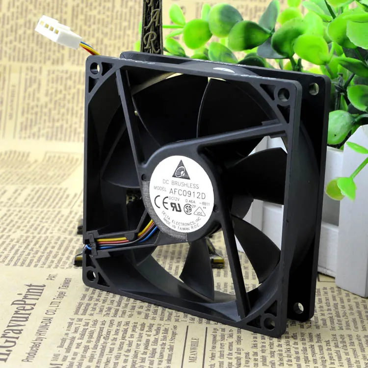 

ORIGINAL AFC0912D 12V 0.46A 9225 4WIRES PWM COOLING FAN