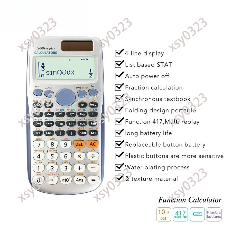 FX991ESPLUS 2nd Scientific Calculator, Matrix & Complex Number Calculating Tool for Students