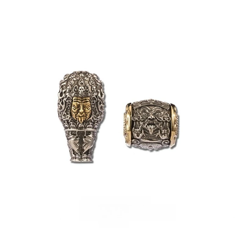 2026-original-oriental-tibetan-zhajilamu-white-copper-three-way-buddha-head-vintage-diy-prayer-bead-spacer