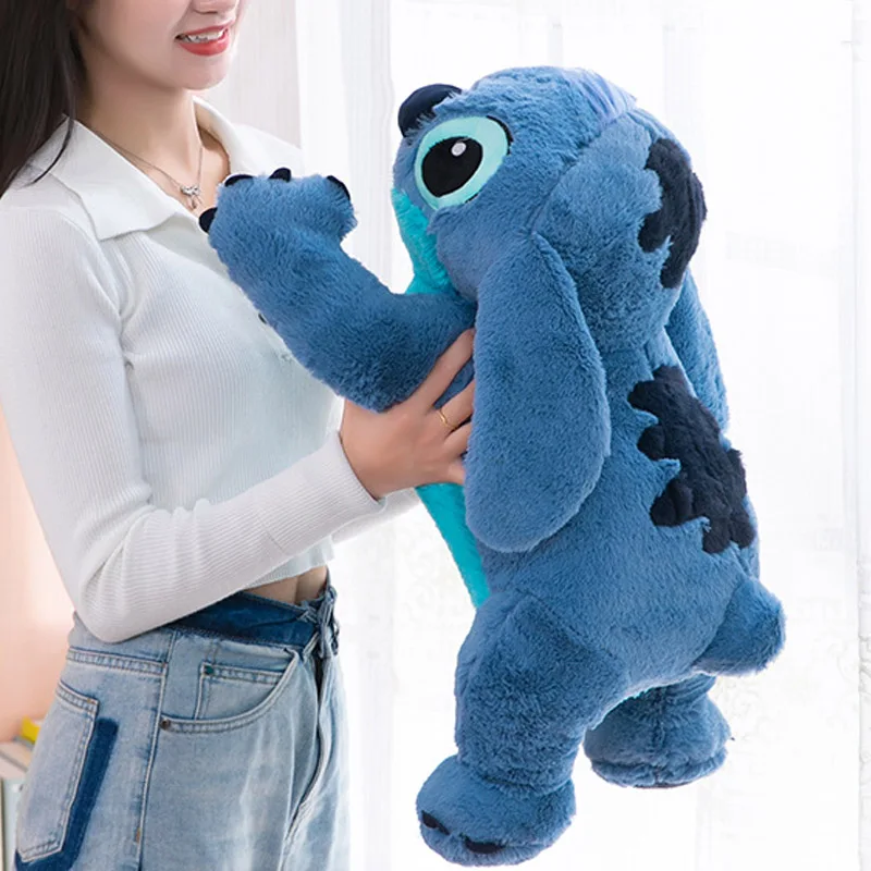 45/60/80cm Kawaii Disney Lilo And Stitch Large Size Stuffed Animals Big Plush Toy Pillow Anime Doll Cute Children Birthday Gift