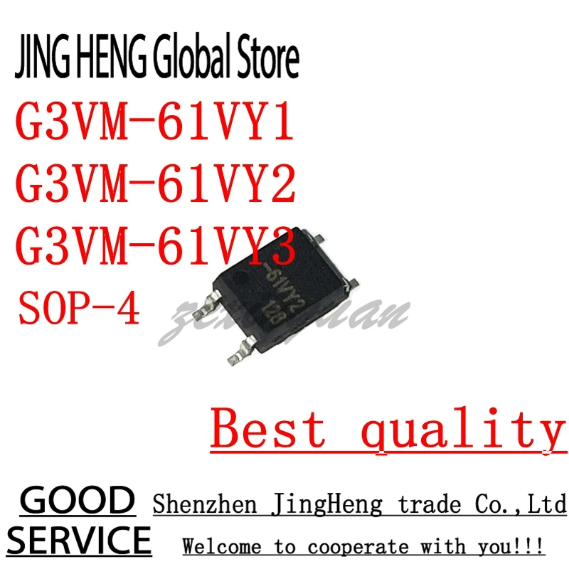 10Pcs G3VM-61VY3 61VY3 G3VM-61VY2 61VY2 G3VM-61VY1 61VY1 SO-4 OptoCoupler