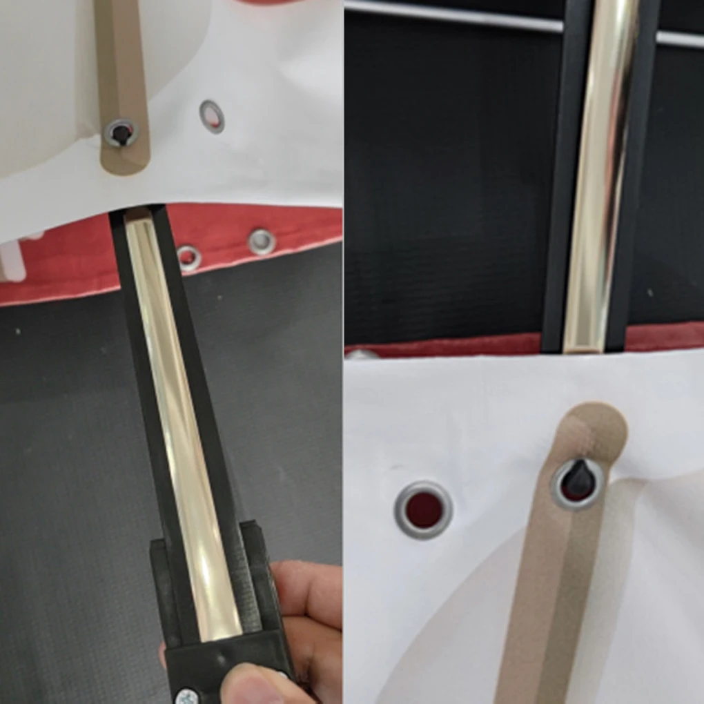 Decorações de natal ao ar livre porta da garagem banner grampos kit pendurado ganchos capa do feriado mural 6 pçs