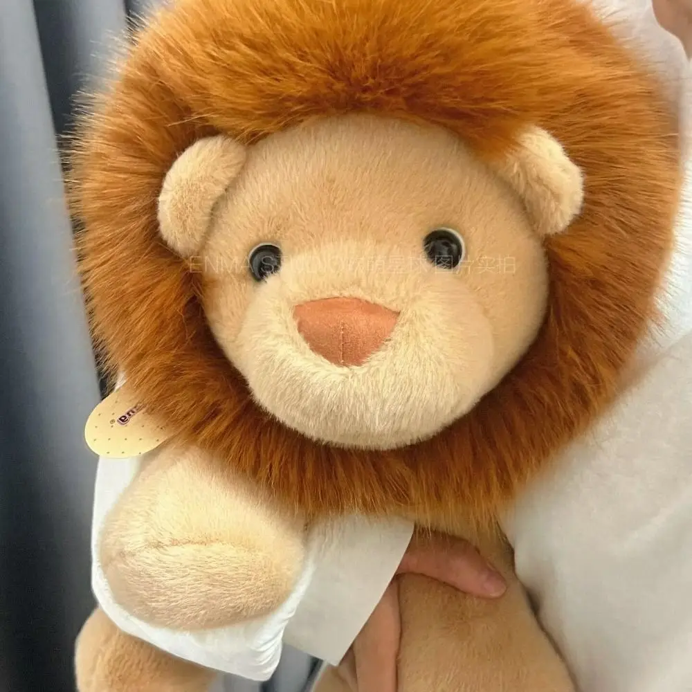 Creative Gift Soft Lion Stuffed Animal Plush Pillow Cute Emotional Support Plush Toy 15.8inch Plush Pillow