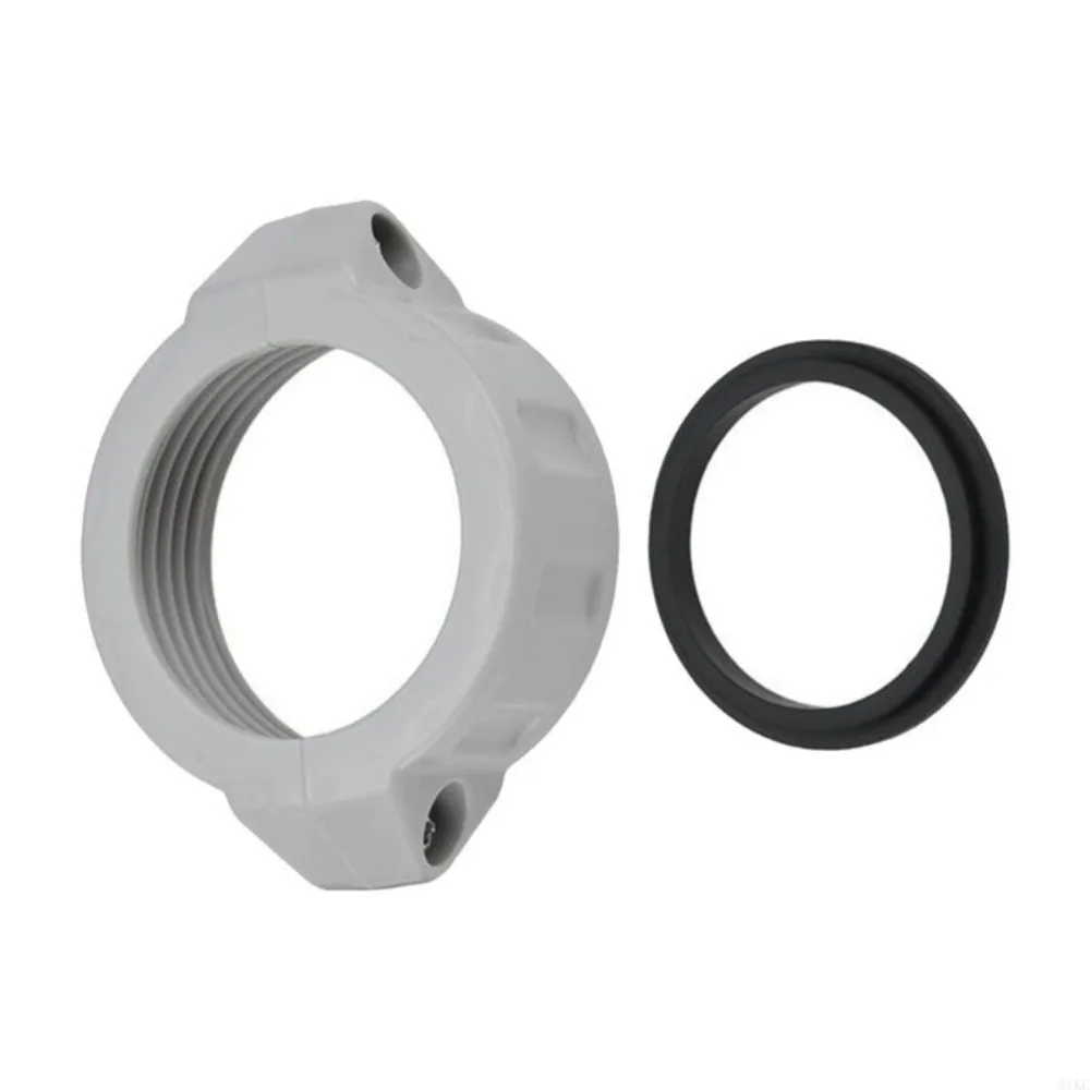 Threaded Nut Rubber Seal O Ring ABS with Washer Air Pump Nut Joint Durable Pump Coupling Replacement for P06574/P6H624