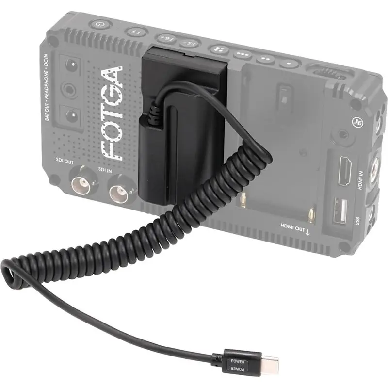 FOTGA NP F970 Fake Battery Decoding NP F Fake Batteries For Ninja Monitor Power Cable For Shinobi Monitor Power Cable
