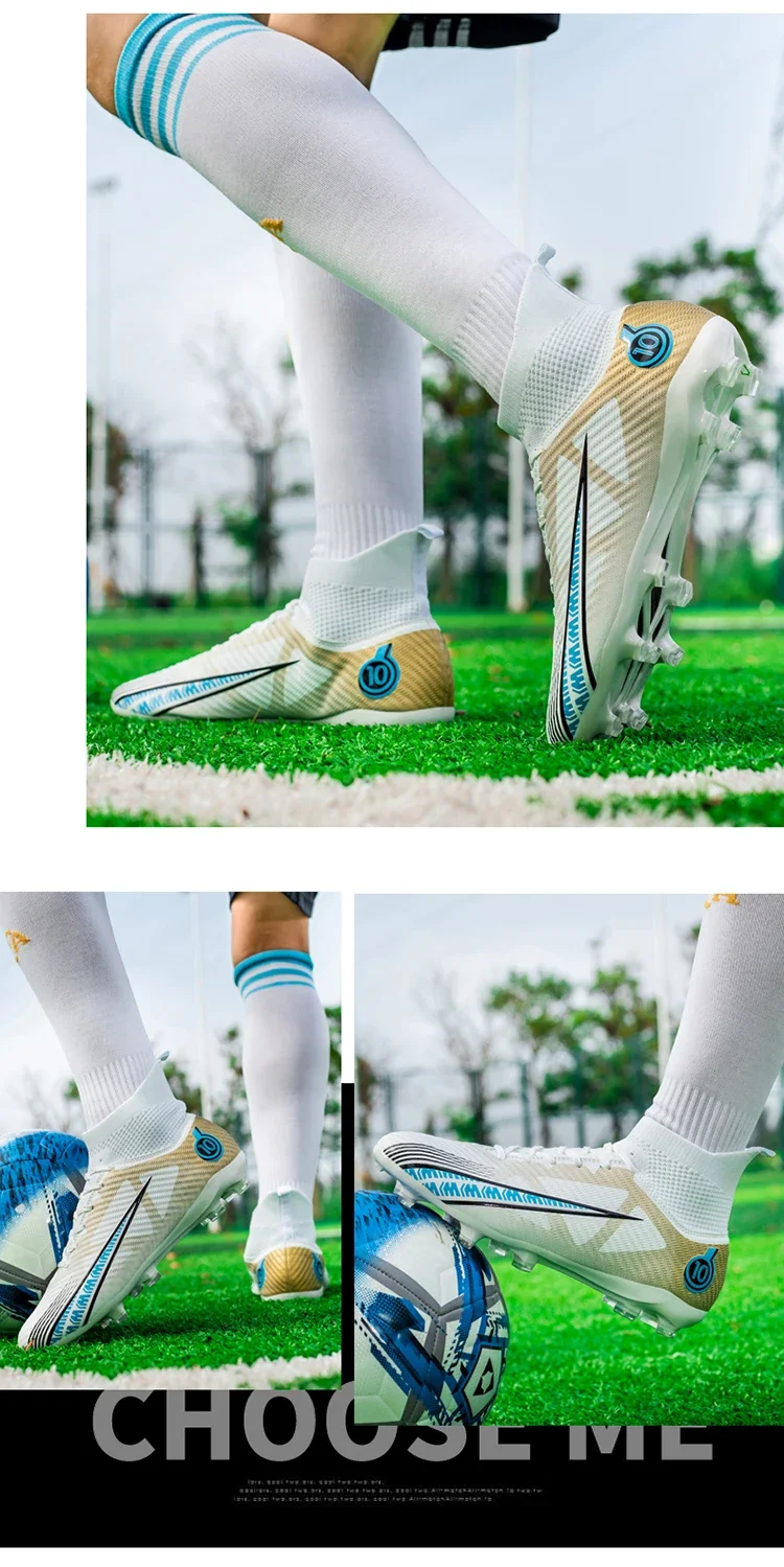 Herren Fußballschuhe Professionelle Original Widerstandsfähige Männer-Trainingsschuhe Atmungsaktive Hochwertige Fußballstiefel Rutschfeste Fußballschuhe – Detail 21