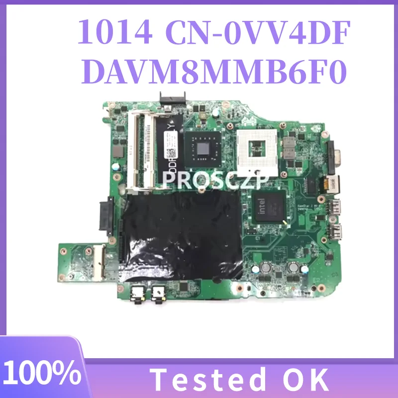 

DAVM8MMB6F0 CN-0VV4DF 0VV4DF VV4DF Высококачественная материнская плата для DELL V1014 1014 1088, материнская плата для ноутбука GM45 HM77, 100% полное тестирование