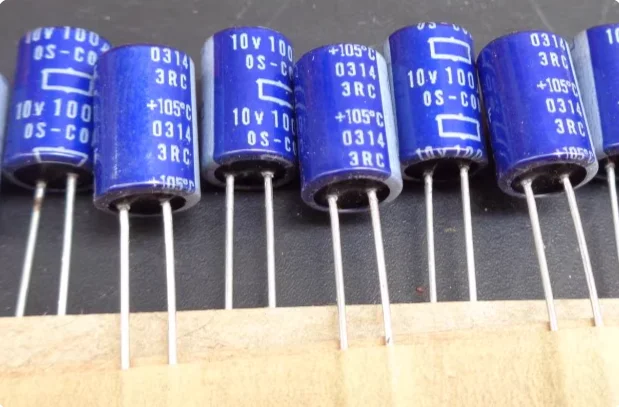 30pcs/lot Original Japanese NIPPON OS-CON 10V 100UF 6X10mm 105 degree solid-state aluminum capacitor free shipping