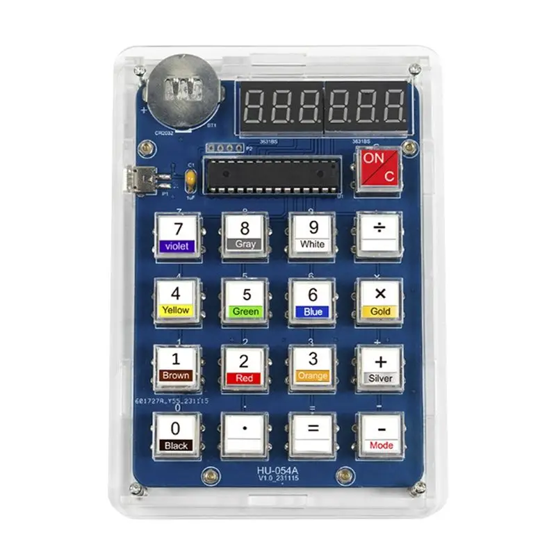 

AUAU-DIY Calculator Making Electronic Kit MCU Soldering Training Experiment Practice DIY Solder Project With LED Display