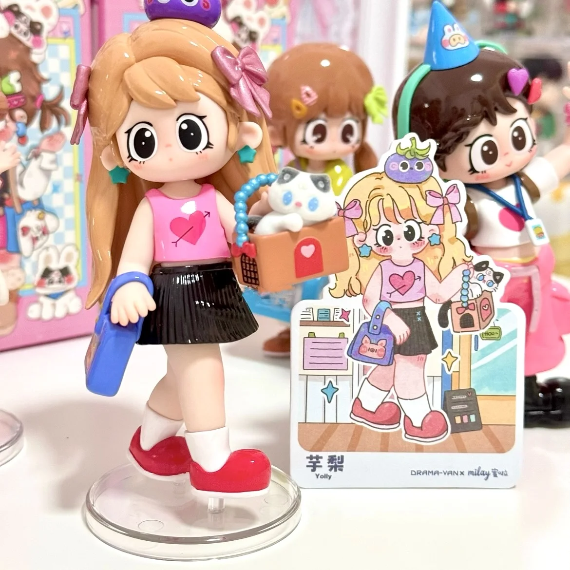 Milay Girl Syndrome Blind Box - Kawaii Anime Figure Collectible, Cute Desk Decor Surprise Gift for Girls Birthday Christmas